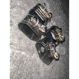 Vintage Silver Plated Bow Napkin Rings